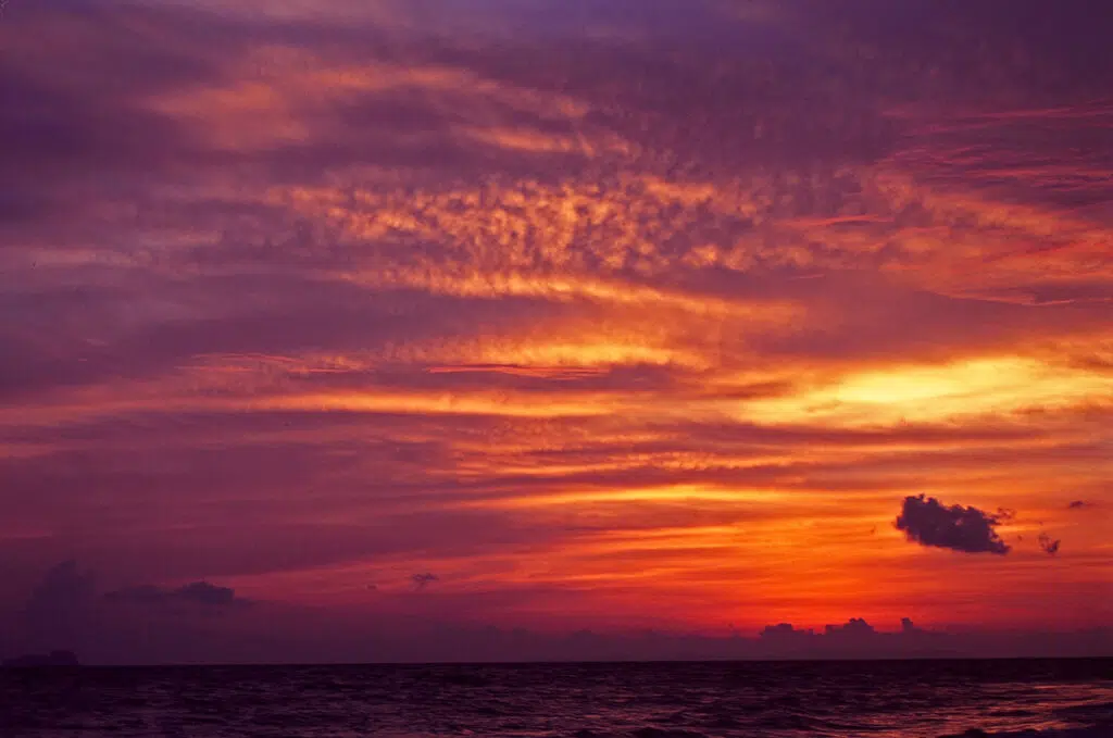 Sunset on Ko Jum, Thailand