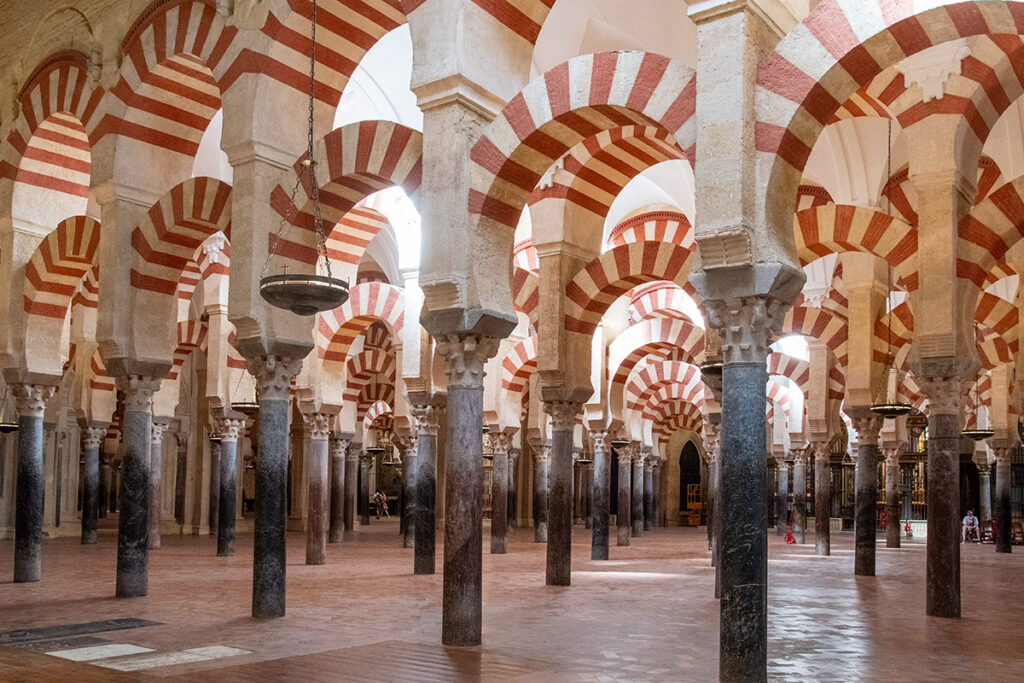 double stacked arches in Mezquita of Cordoba