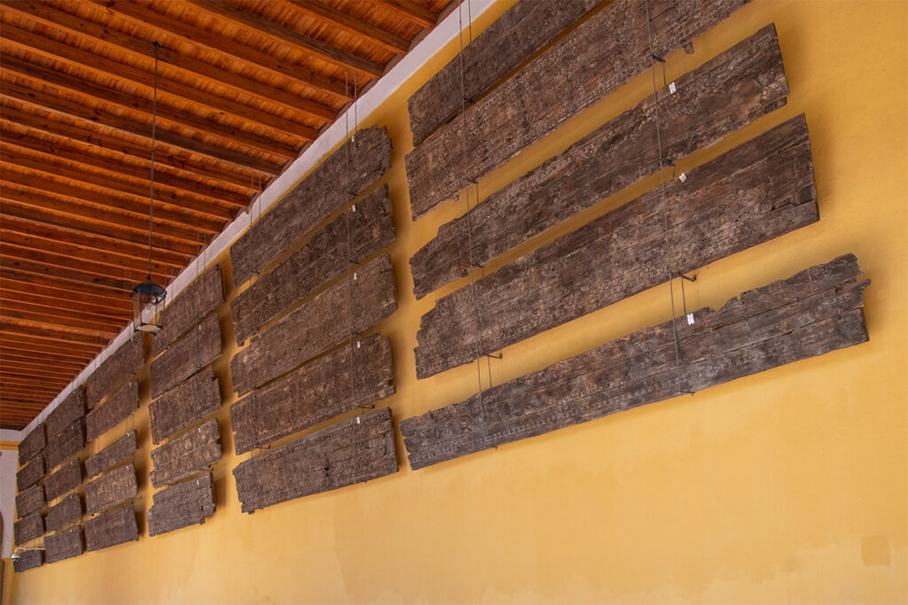 Original ceiling panels from Cordoba Mezquita