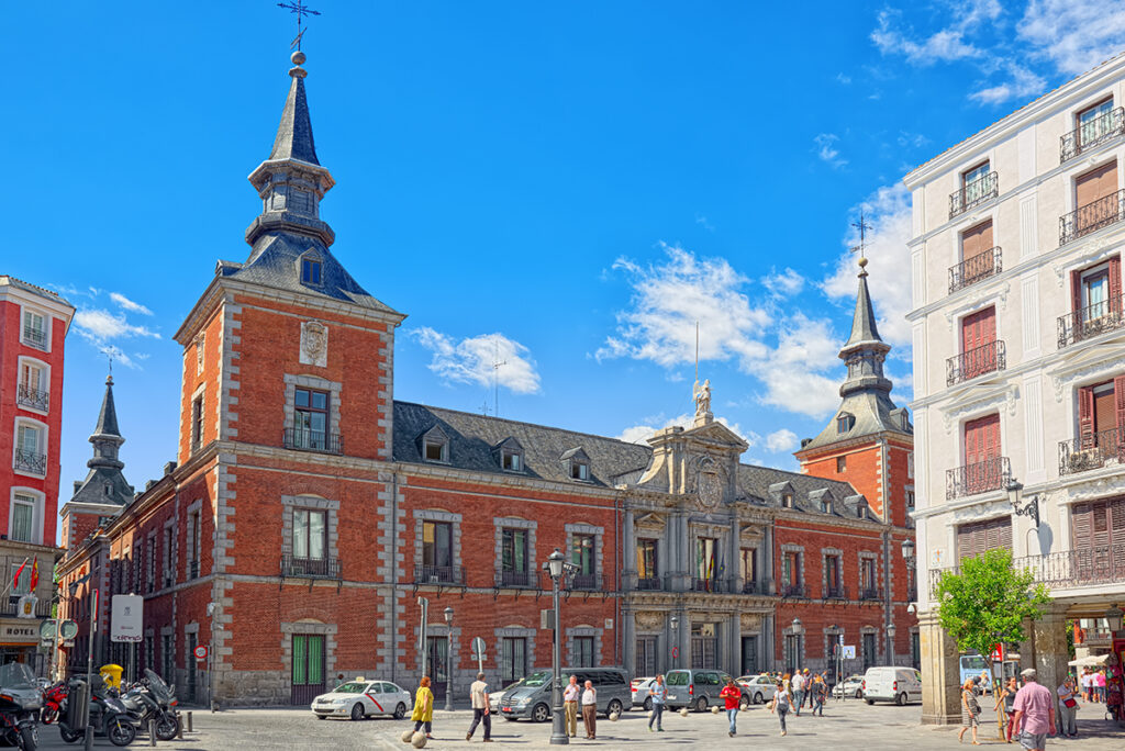 Santa Cruz Palace in Madrid old town