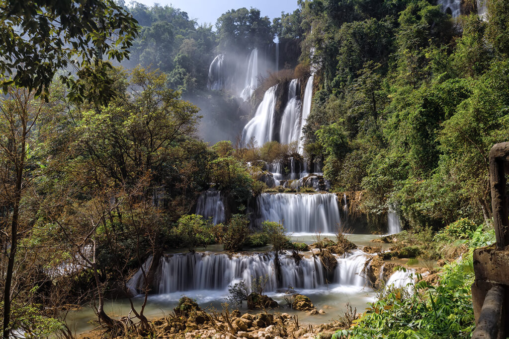 Thi Lo Su waterfall in Umphang wildlife sanctuary