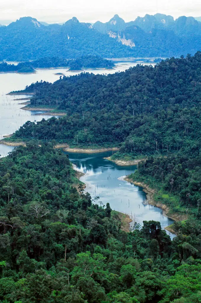 View on Cheow lan lake
