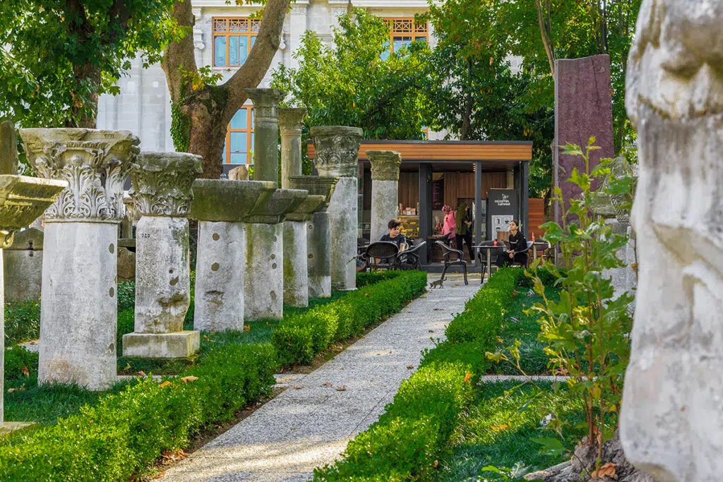 Archaeological Museum cafe in Istanbul