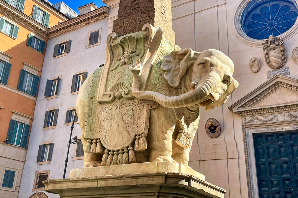 Bernini’s Elephant Obelisk in Rome