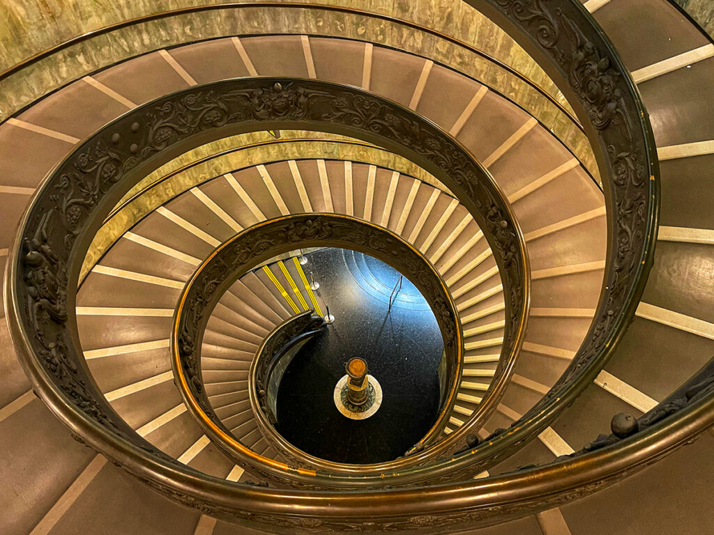 Bramante Staircase in the Vatican 