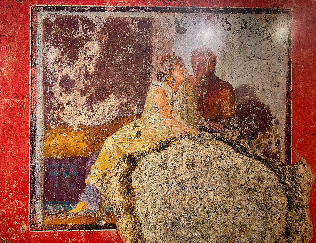 Fresco in Domus Lararium (Palazzo Giampè), Assisi