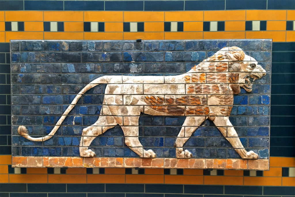 Ishtar Gate fragment in Topkapi Palace Archaeological museum
