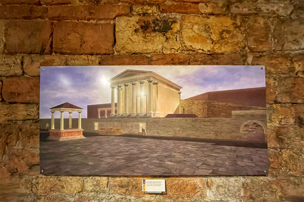 Reconstruction of the Roman Forum of Assisium