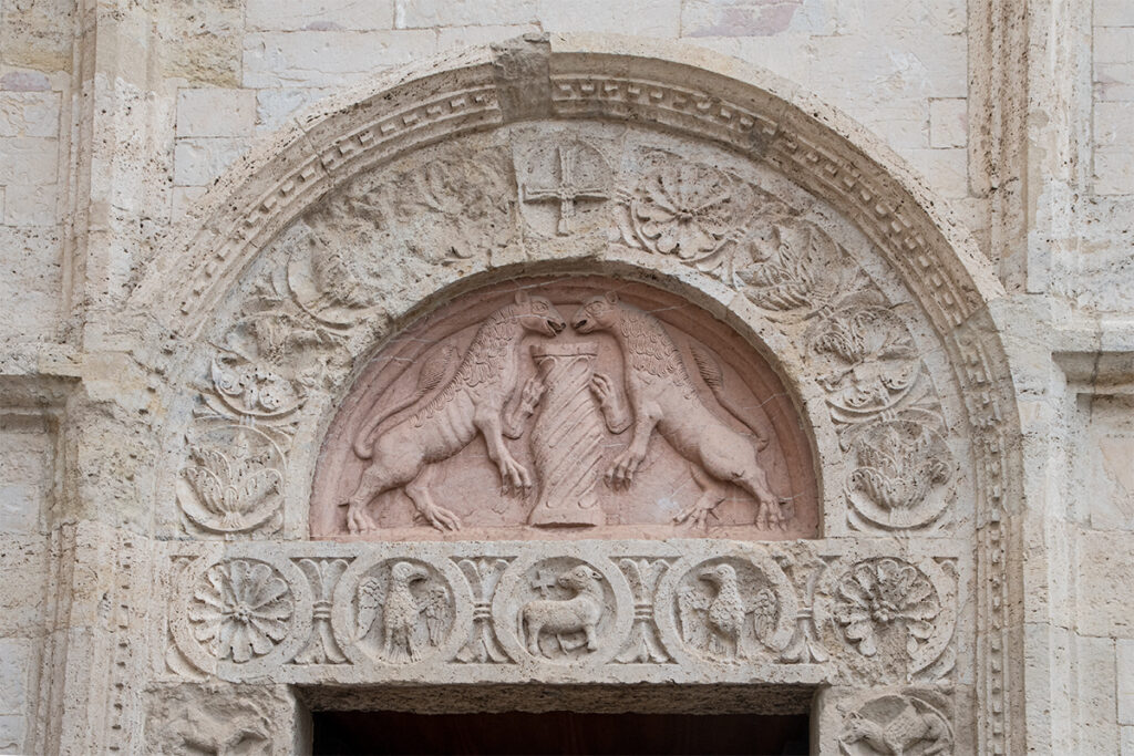Sun Rufino cathedral relief