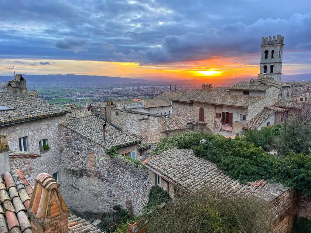 Sunset in Assisi