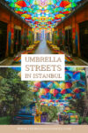 Umbrella strees in Istanbul