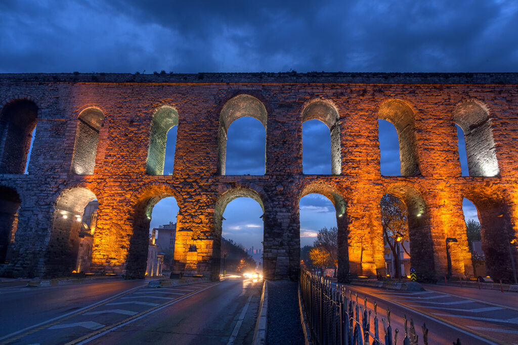 Constantinople today - Valens aqueduct in Istanbul