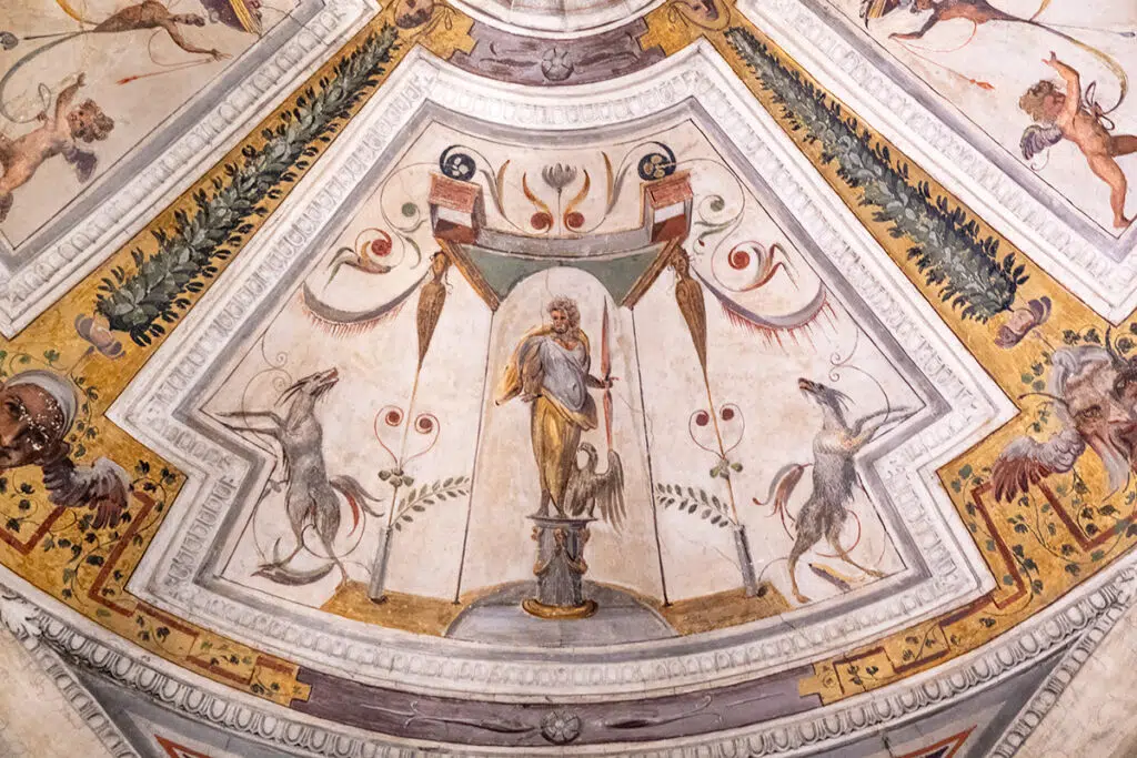 Grotesque-style fresco in Palazzo Vecchio