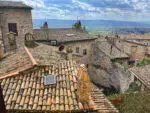 View from Quo Vadis b&b in Assisi