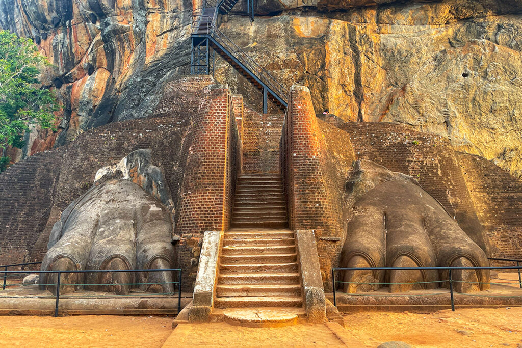 Things to do in Sigiriya - climb Lion Rock