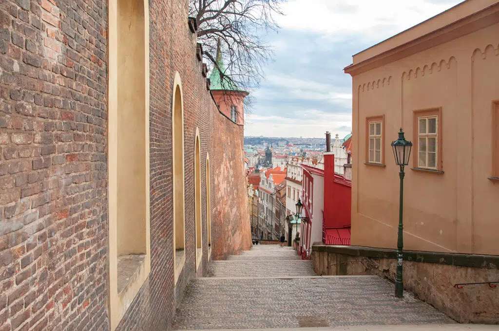 Prague Castle stairs