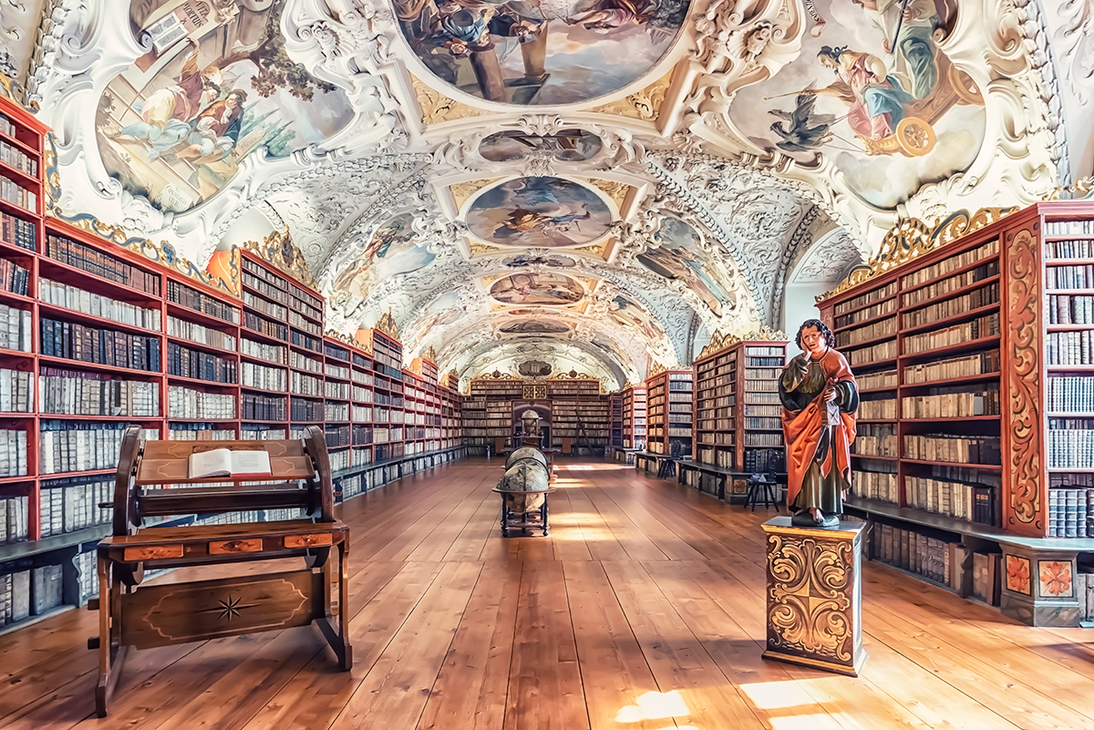 Hidden gems in Prague - Strahov library