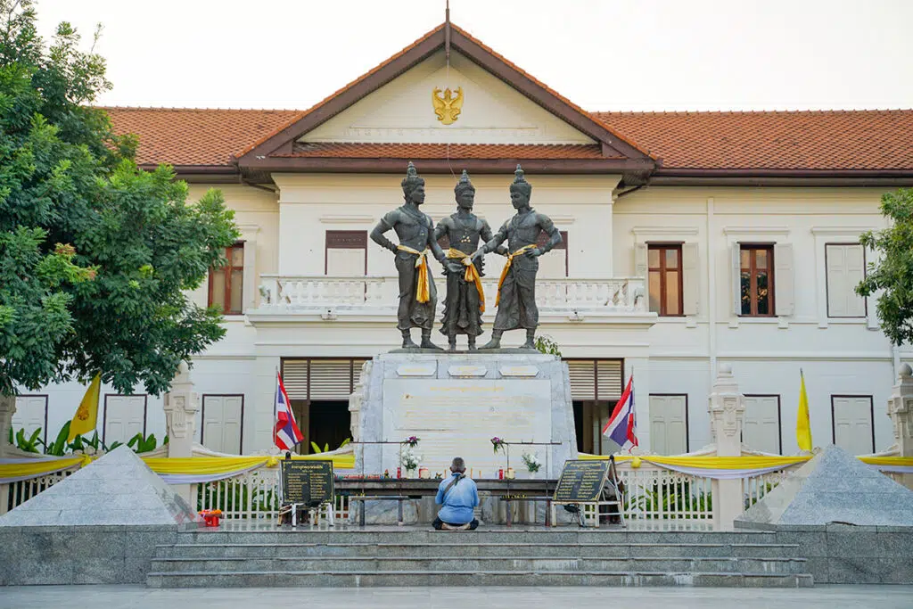 Three Kings monument in Chiang Mai