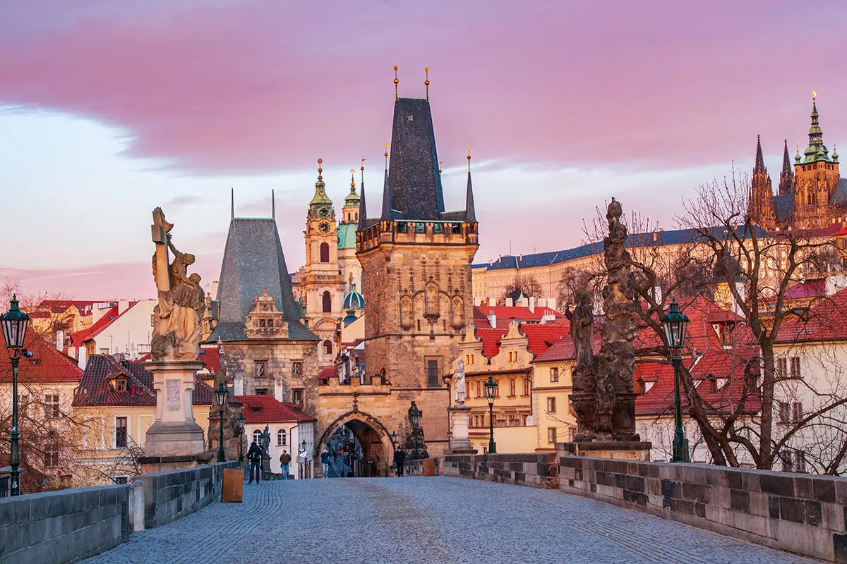 Charles Bridge at dawn