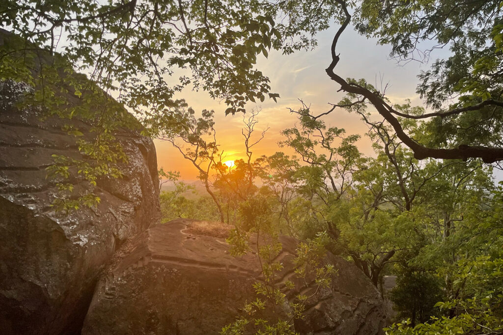 Sunset in Sigiriya