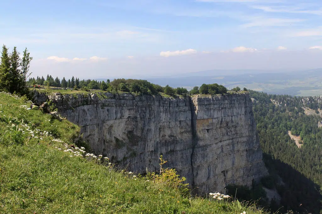Hiking in the swiss alps - visit Creux du Van