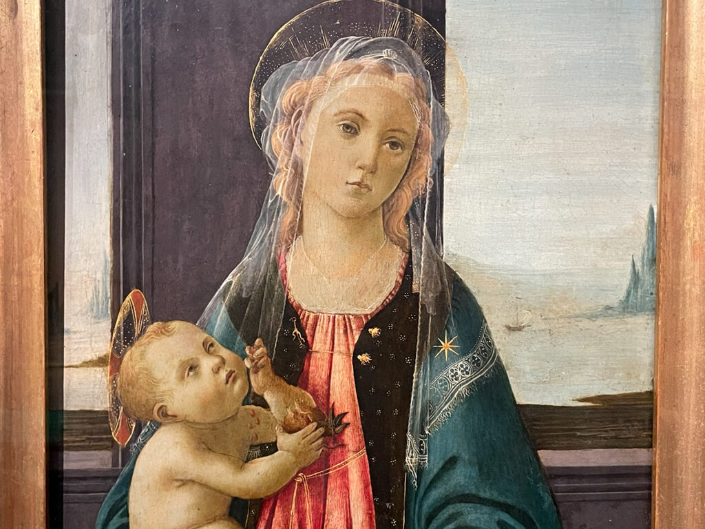 1 day in Florence - Botticeli's Madonna of the Sea at Academy Gallery
