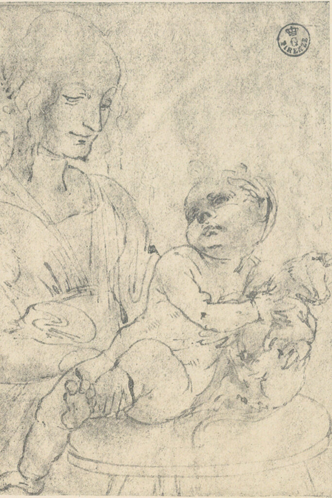 Renaissance cats - Virgin and Child da Vinci