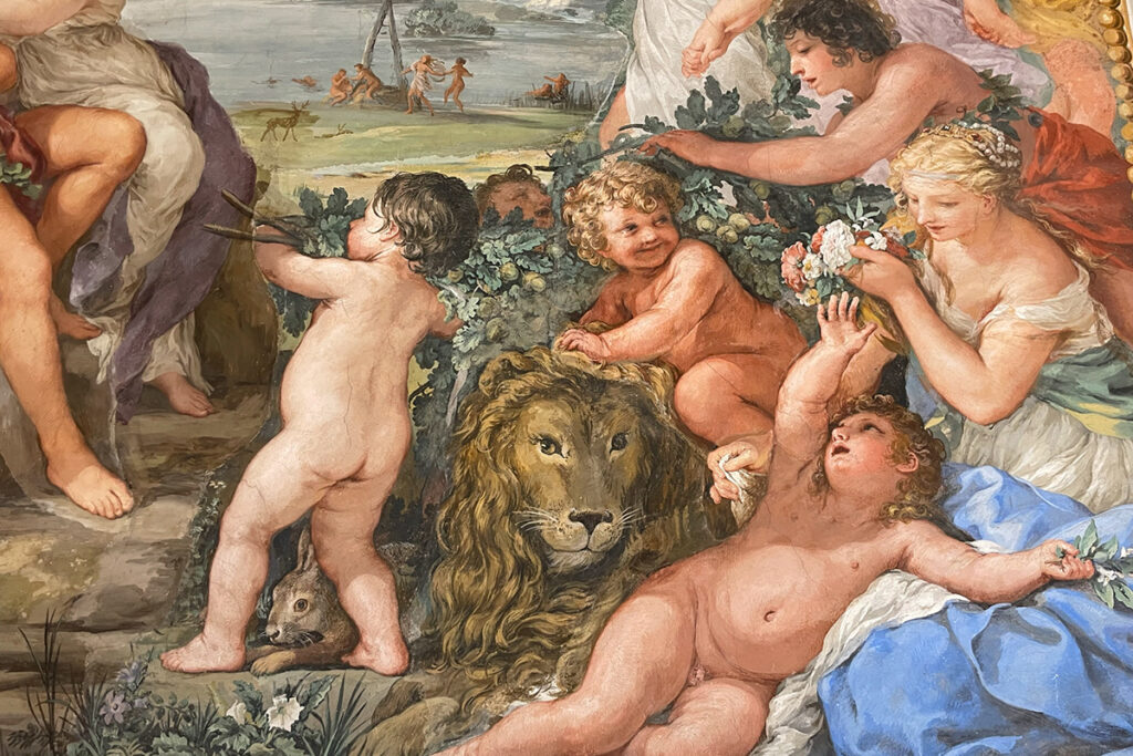 Renaissance cats - The Golden Age by Pietro da Cortona