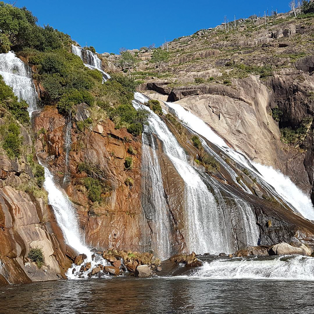 Cascada de Ezaro - a beautiful waterfall in Spain
