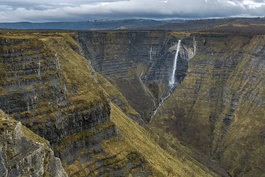Salto del Nervion waterfall in Spain