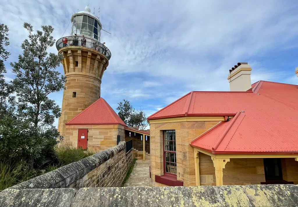Barrenjoey lighthouse in Palm Beach
