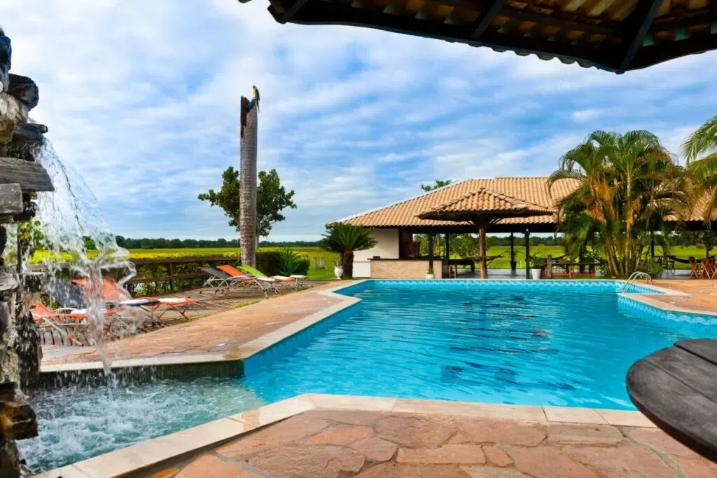 Pool at pousada piuval