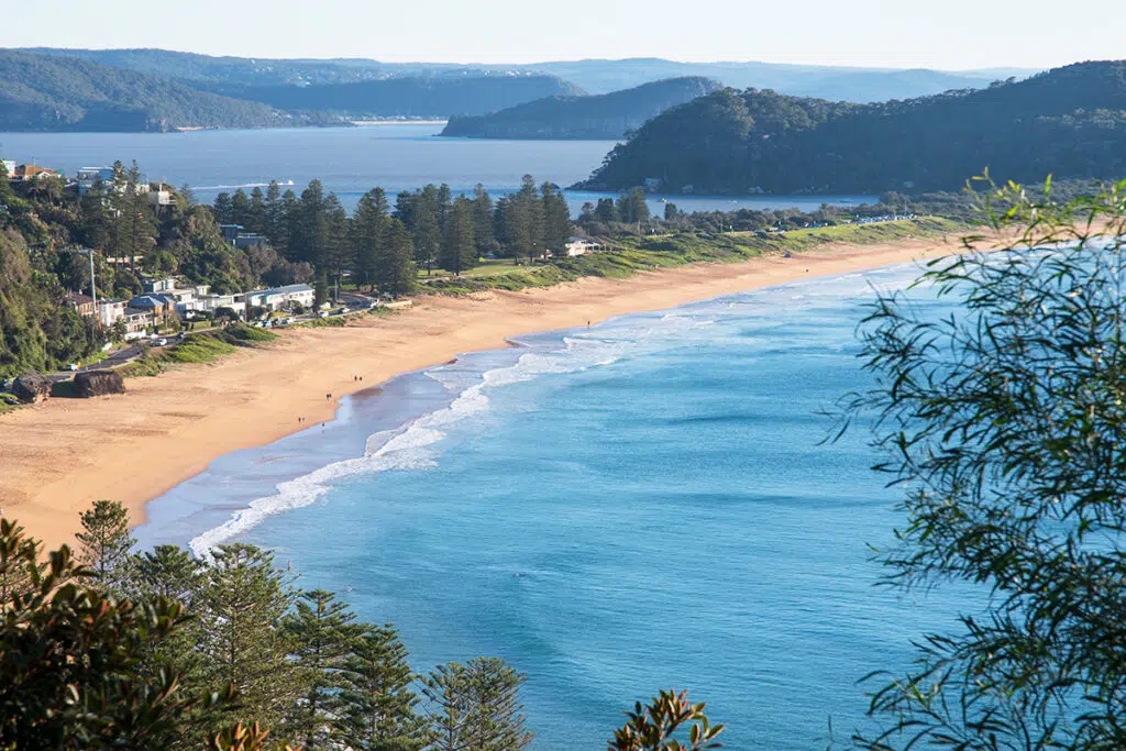 view of palm beach from secret bible garden