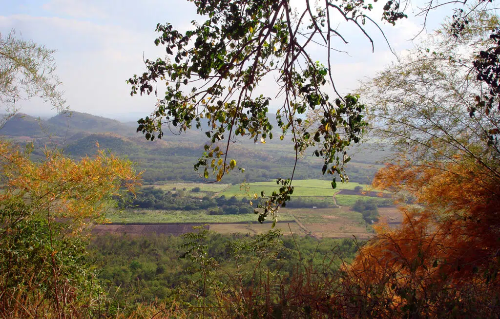 View from Phu Ma Dang cave in Kanchanaburi