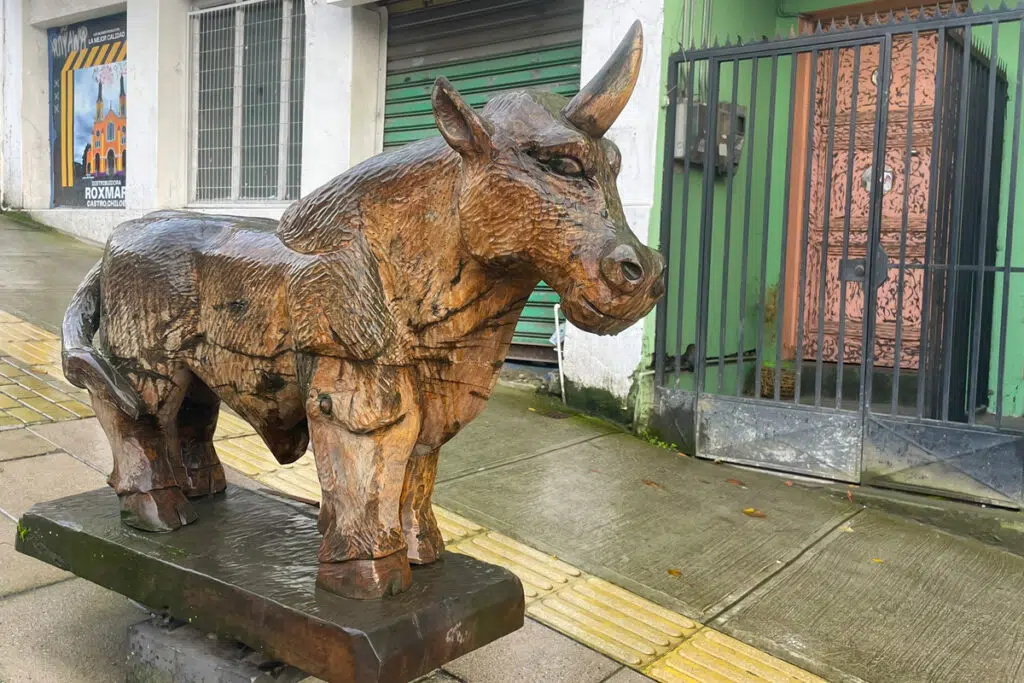 Camahueto - chilote mythological creature in Castro