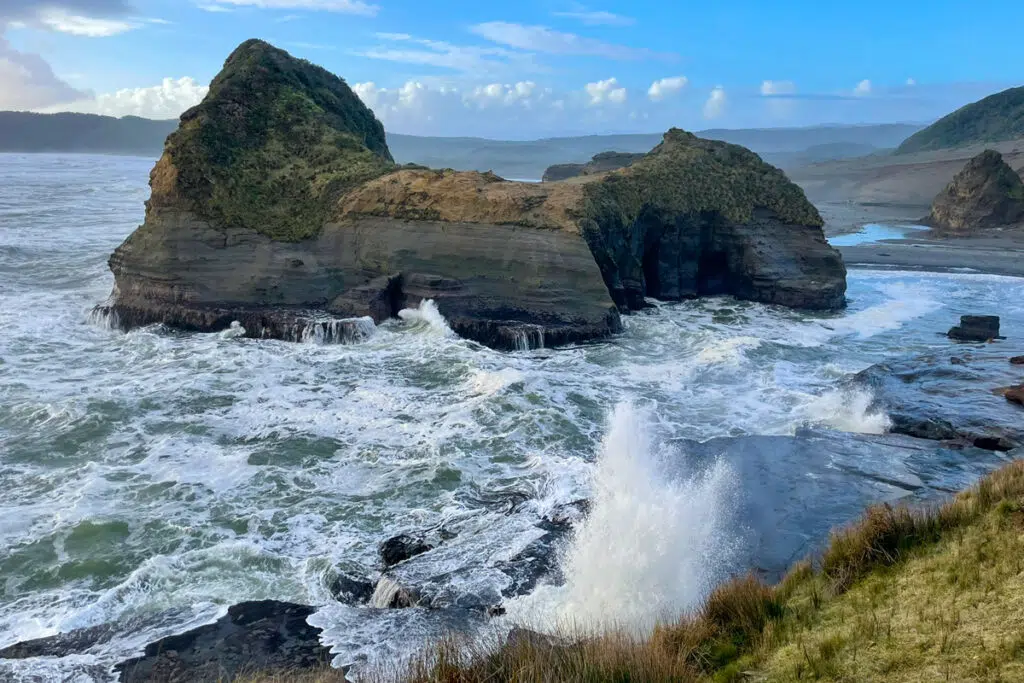 Pacific coast of Tepuhueico park, Chiloe