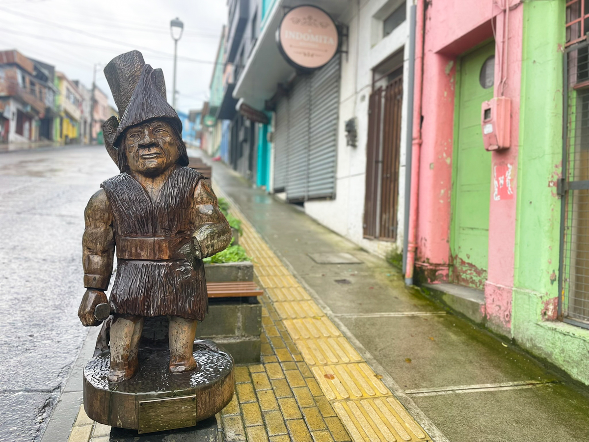 Trauco - chilote mythological creature in Castro