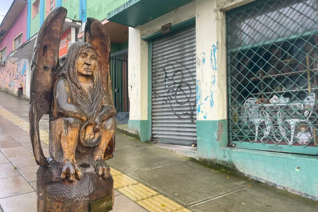 Voladora - chilote mythological creature in Castro