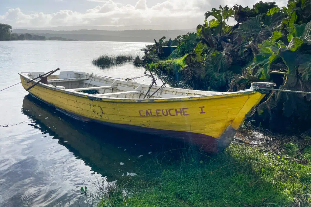Boat named after El Caleuche in Chilote mythology