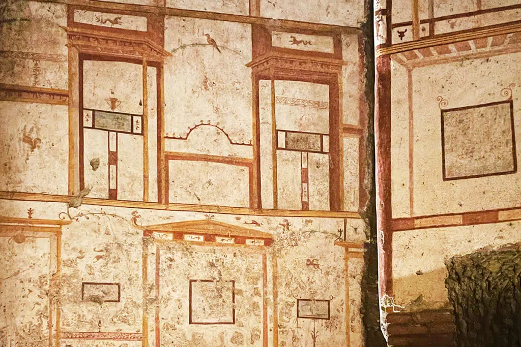 domus aurea wall decoration