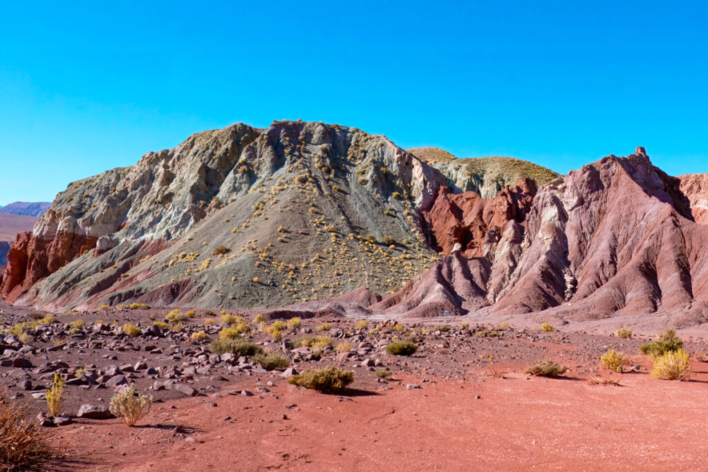 Rainbow valley atacama desert