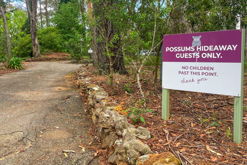 possums hideaway - the forested corner