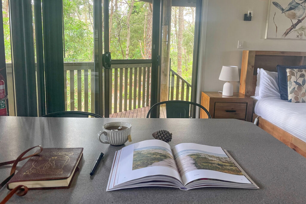 the studio cabin at possum's hideaway