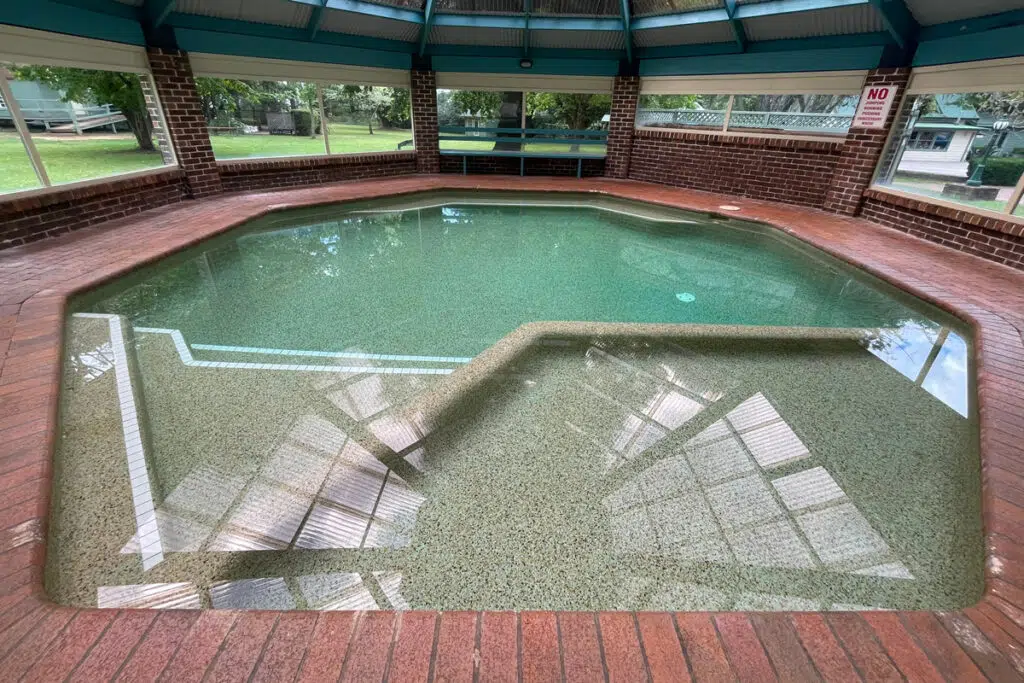 Swimming pool at Possum's hideaway